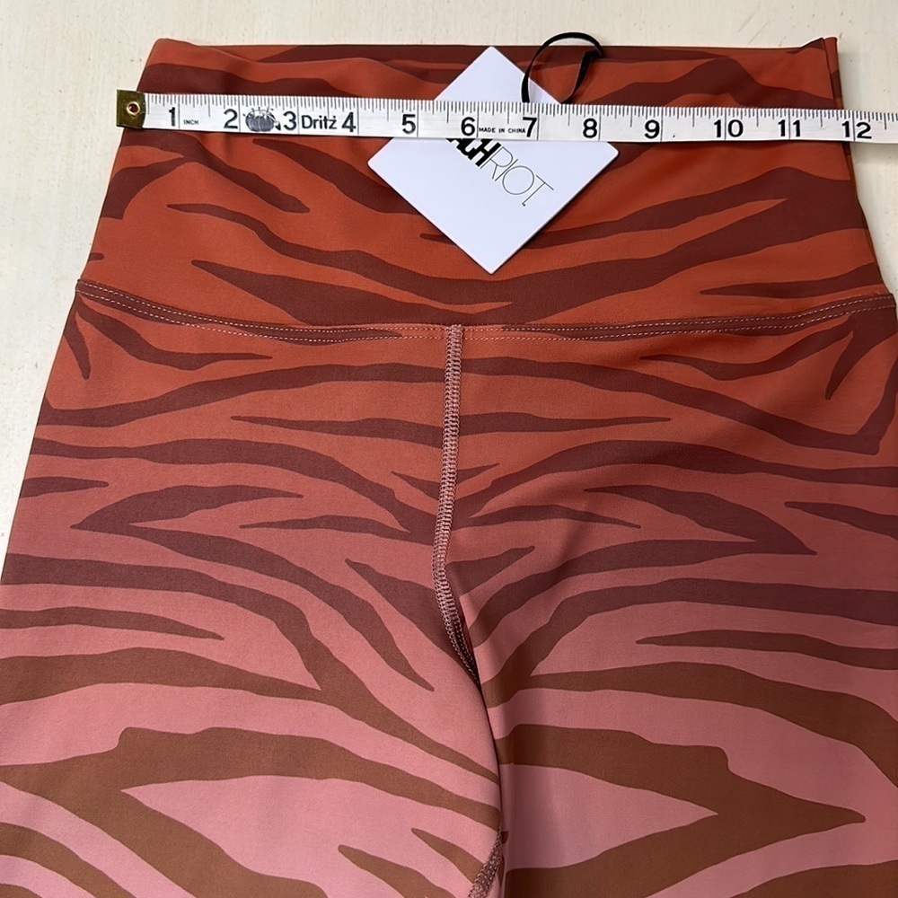 Beach Riot Pink and Brown Zebra Leggings - Picture 14 of 16